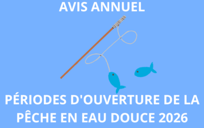 Périodes d’ouverture de la pêche 2026 – Département du Doubs
