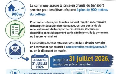 Transport scolaire communal