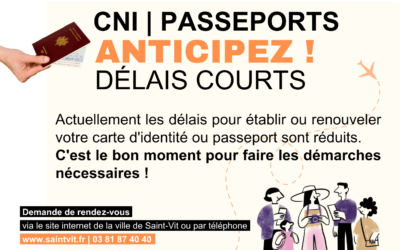 Délais court CNI Passeport